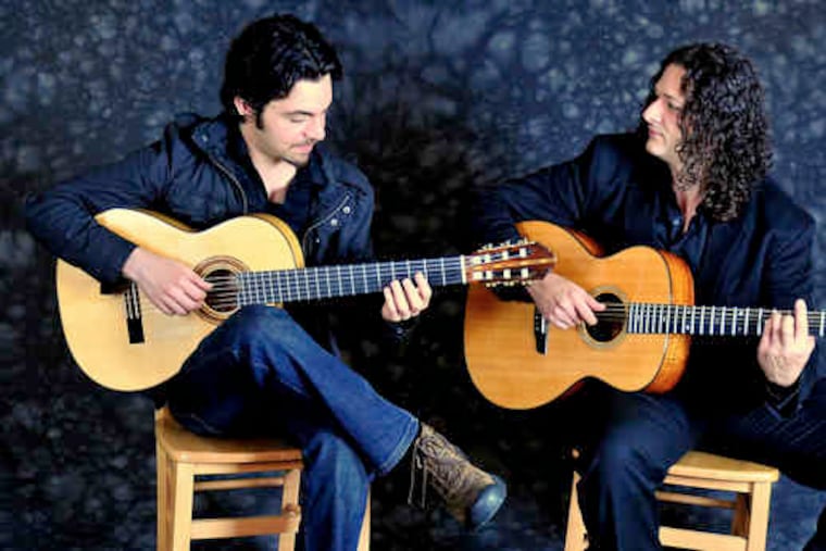 Andreas Kapsalis & Goran Ivanovic blend classical, jazz & world music Tuesday at World Cafe Live.