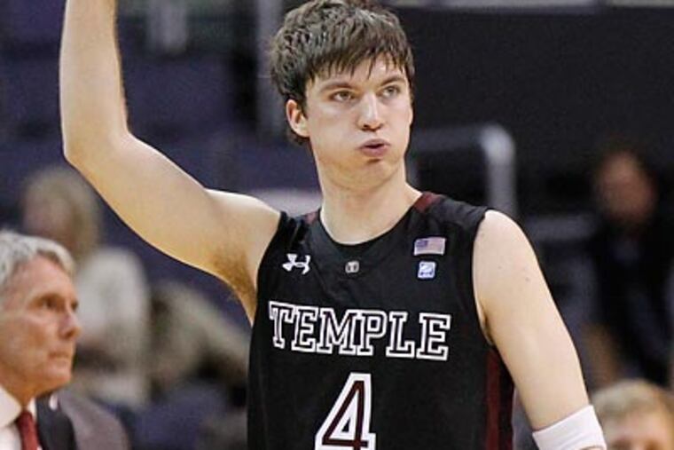 Juan Fernandez scored 14 points in Temple's win over Maryland. (Luis M. Alvarez/AP)