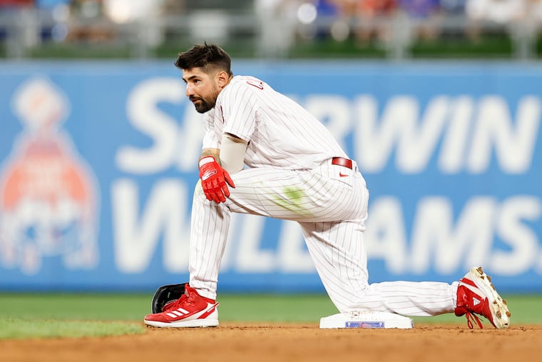 Nick Castellanos during a break in action against the Mets on Aug. 20.
