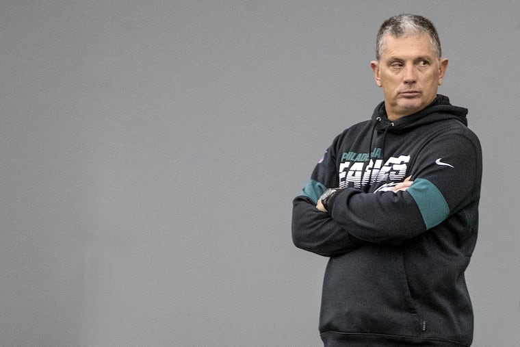 Eagles defensive coordinator Jim Schwartz is expected to interview for the Browns' head coaching job on Wednesday.