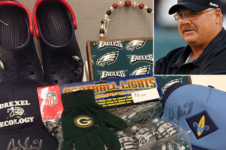 This is what $100 got you at the Andy Reid garage sale.