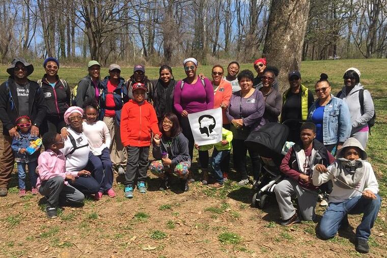 Members of the Philadelphia chapter of Outdoor Afro, on a recent outing.