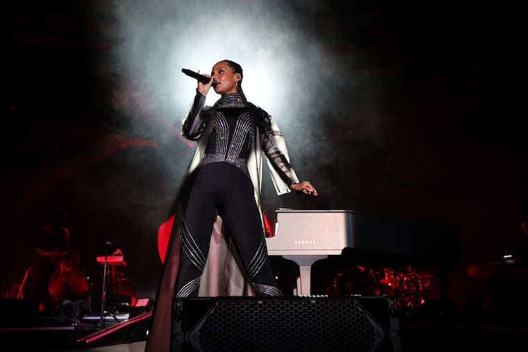 Alicia Keys performing in Charlotte, N.C. this week. She plays the Hard Rock Hotel & Casino in Atlantic City on Saturday and the Met Philadelphia on Sunday.