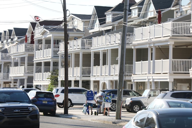 In Sea Isle City prices are sky rocketing, blocks are stuffed with new construction, SUV's and no trees, like here on 59th Street, Wednesday, June 24, 2026.