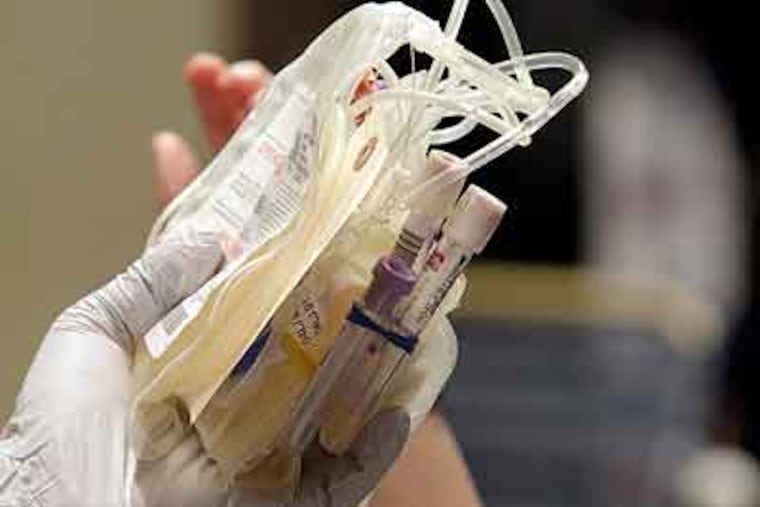A blood drive in in the summer of 2011 in Vermont. As the Red Cross faces yet another fine for unsafe blood-management practices, questions are raised about how effective the fines actually are. (Toby Talbot / Associated Press)