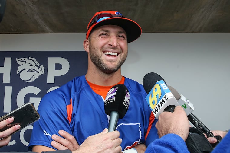 Tim Tebow is in Lehigh Valley for a Syracuse Mets road game against the Ironpigs.