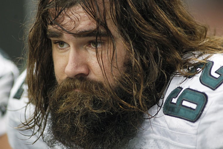 Eagles center Jason Kelce. (Andy King/AP)