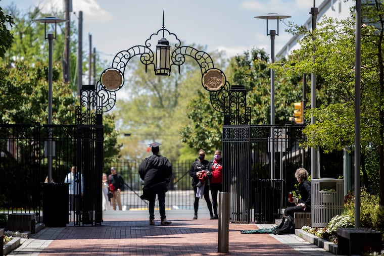 Temple University's campus.