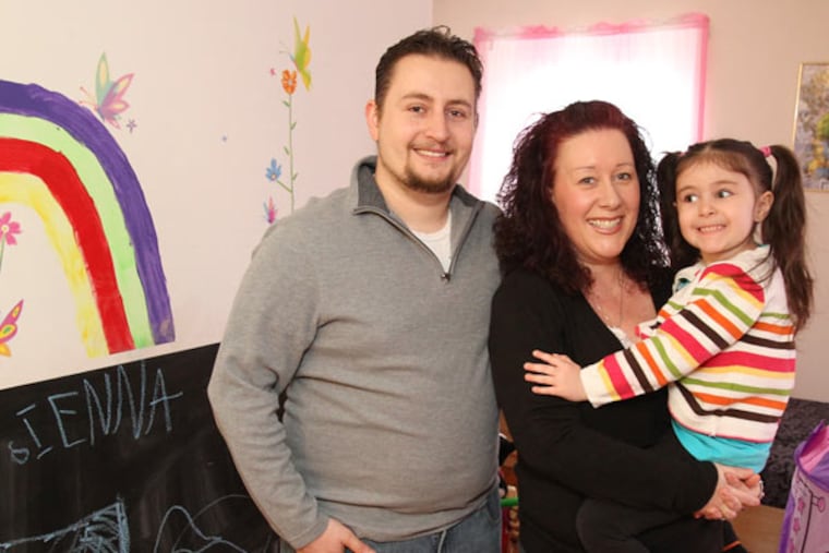 Tony Joseph and his wife, Chris, with daughter, Sienna, 5, are expecting to welcome a foster child any day now. CHARLES FOX / Staff Photographer