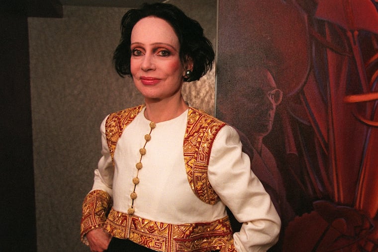 Ms. McFadden wore her own creation at a breast cancer fundraiser in Philadelphia in 1997.