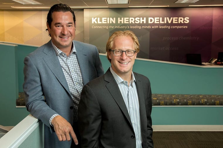 Klein Hersh managing partners Jason Hersh (left) and Josh Albert said there is a move to keep more of the region’s talent here.