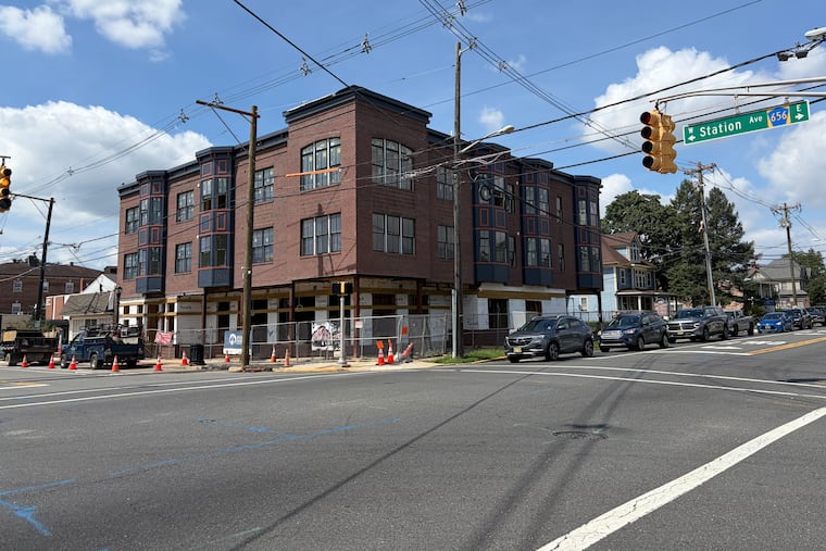 The project at the corner of Station Avenue and the White Horse Pike plans to bring a restaurant space as well as luxury apartments.