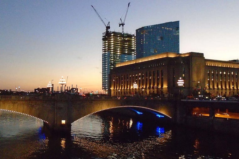 In its next move , the Philadelphia Stock Exchange will occupy three floors of the 49-story FMC Tower at Cira South on Walnut Street.