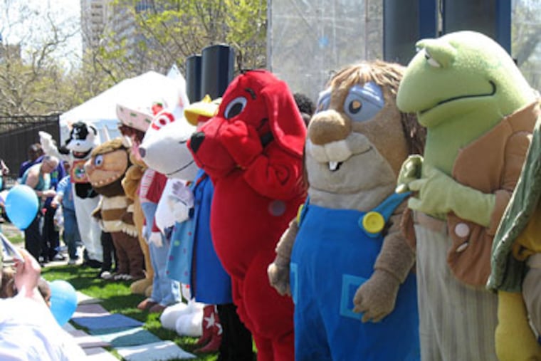 The Storybook Parade at the 2009 Free Library Festival.