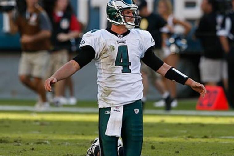 The biggest question surrounding the Eagles heading into training camp: What to expect from Kevin Kolb? (Ron Cortes / Staff Photographer)