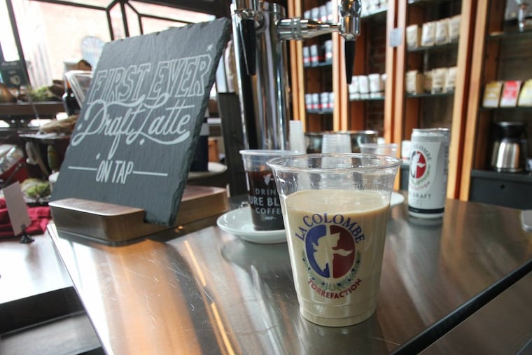 Draft latte at La Colombe in Fishtown.