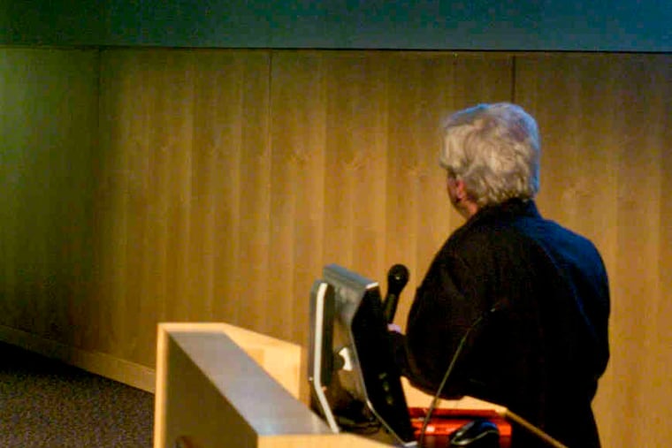 Camden County College promotes its new course with a lecture by Rod Carveth of Fitchburg State University, who presents a clip from AMC's "Mad Men."