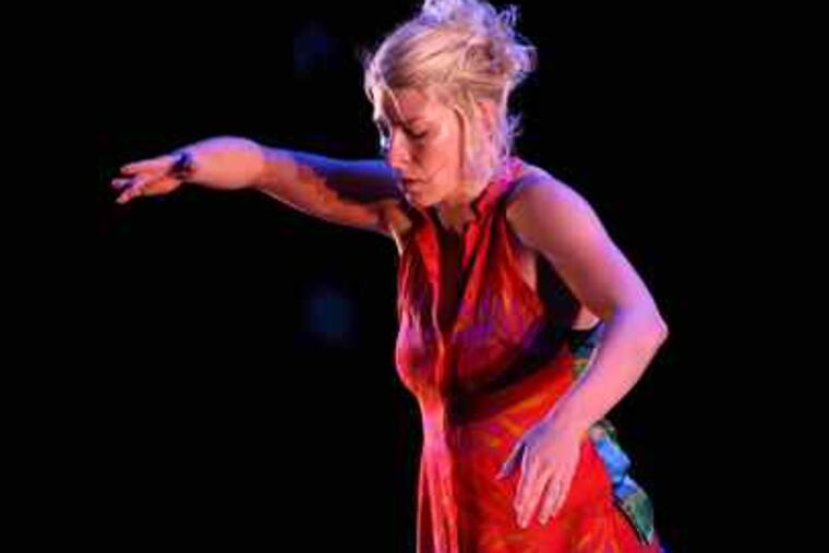 Megan Mazarick danced her "Untitled Duet." Susan Hess' two signature projects will move to a new venue.