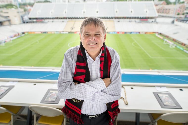 Longtime BBC soccer play-by-play voice. Alan Green now calls Atlanta United games on the team's local television broadcasts.
