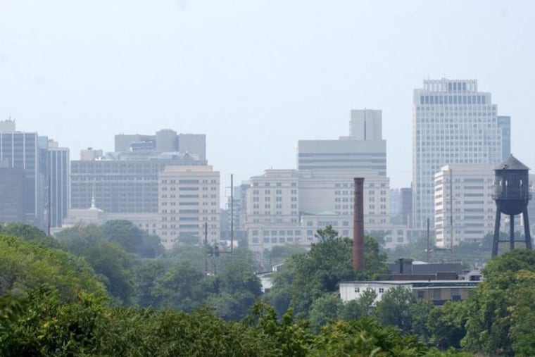 Wilmington skyline from near the Delaware River.