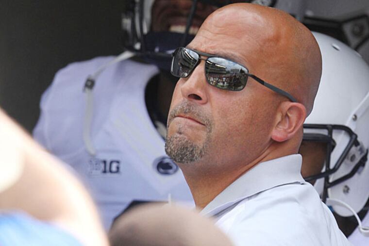 Penn State's head coach James Franklin.