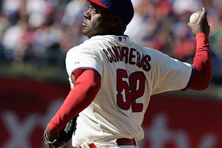 Jose Contreras was placed on the disabled list with a shoulder injury after Sunday's game. (David Maialetti/Staff Photographer)