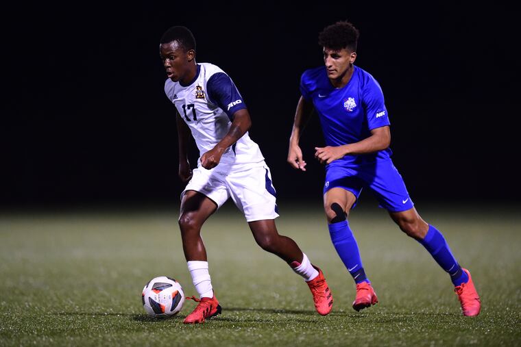 The soccer dream for La Salle sophomore Junior Nare (left) started in Johannesburg, South Africa.