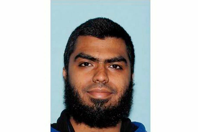 FILE - This undated file photo provided by the Maricopa County Sheriff's Office shows Ismail Hamed, who authorities say was shot by a sheriff's sergeant earlier this year after Hamed threw rocks at and wielded a knife toward the officer. Records released by investigators say Hamed, who pledged his allegiance to the Islamic State before attacking the officer, had used text messages in the proceeding months to spread terror propaganda among his friends. Hamed, who survived the shooting, has pleaded not guilty to aggravated assault and terrorism charges stemming from the Jan. 7 attack. (Maricopa County Sheriff's Office via AP, File)