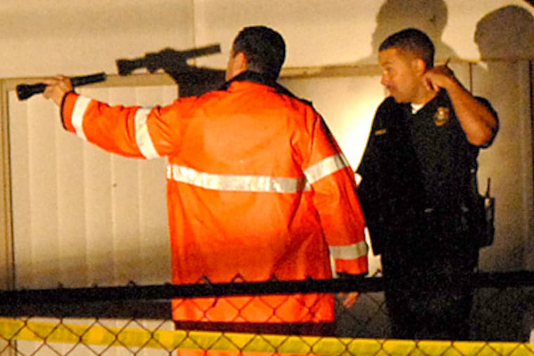 Two teens and one other were fatally injured in a shooting late Thursday night in Pennsauken, NJ. (April Saul/Staff Photographer)