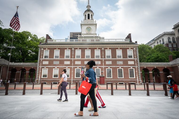 Independence Hall in Philadelphia.