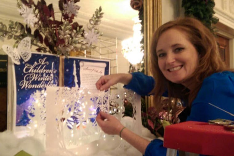 Coleen Christian Burke in the East Room at the White House.