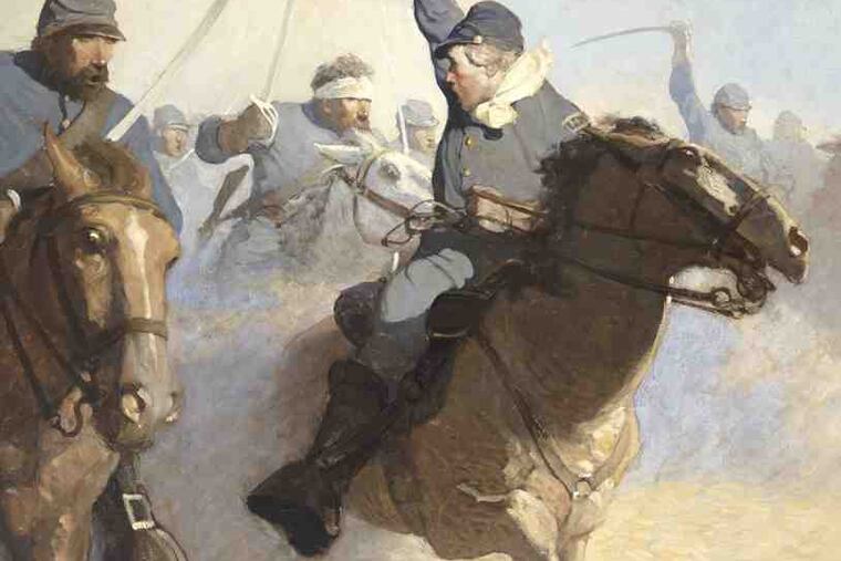 N.C. Wyeth's "War" is among the pieces in the Brandywine River Museum's exhibition on the artist's Civil War subjects.