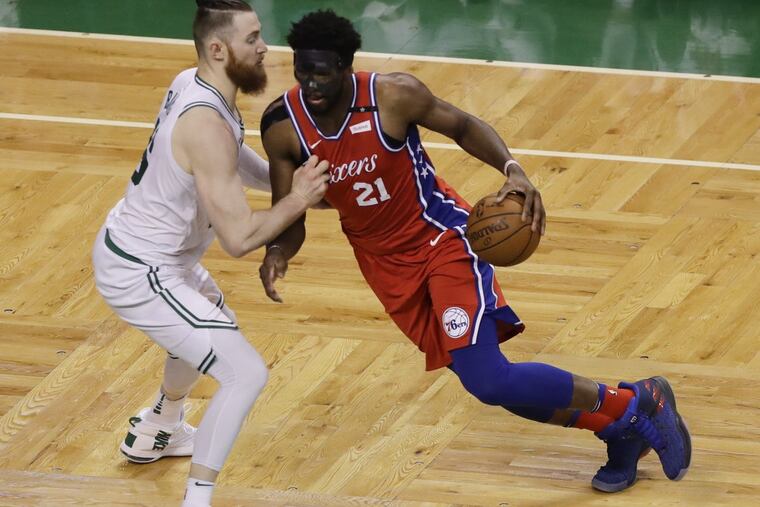 Sixers center Joel Embiid plans to attack Celtics big men if they decide not to double-team him.