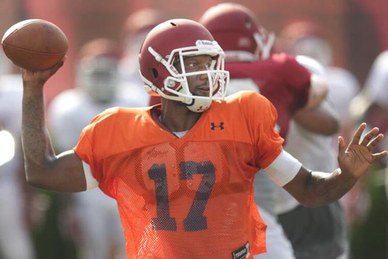 Temple quarterback Juice Granger. (Steven M. Falk/Staff Photographer)