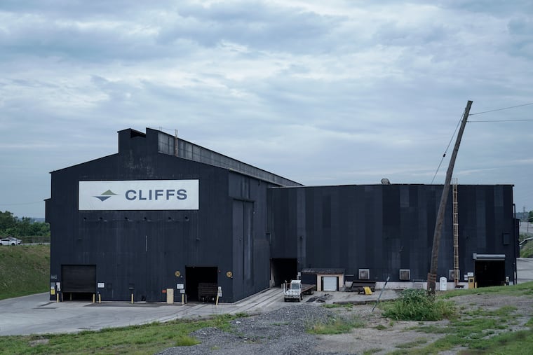 The Cleveland-Cliffs plant near Conshohocken is shown in this 2023 file photo. Developer Brian O'Neill has proposed building a 2-million-square-foot AI data center on the site.