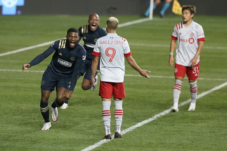 Mark McKenzie, left, and Brenden Aaronson are on the U.S. national team's squad for a Dec. 9 friendly against El Salvador in Fort Lauderdale, Fla.