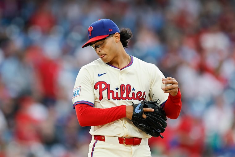 Phillies pitcher Jesus Luzardo has given up 20 earned runs over his last two starts.