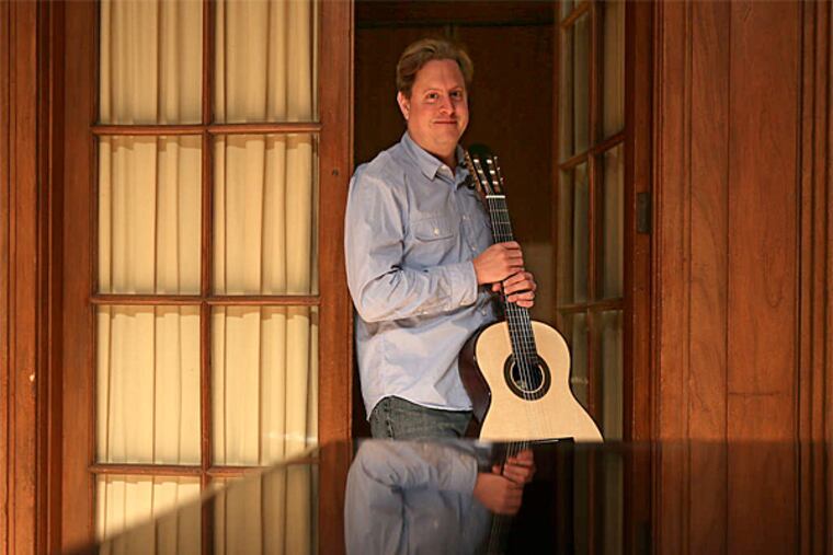 Classical guitarist Jason Vieaux, who won a Grammy this year, teaches at the Curtis Institute of Music. (David Maialetti / Staff Photographer)