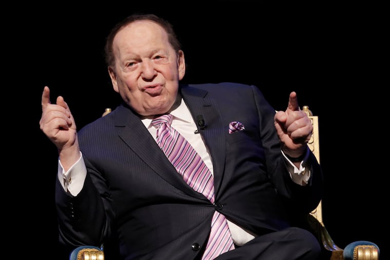 Sheldon Adelson, shown in September 2016