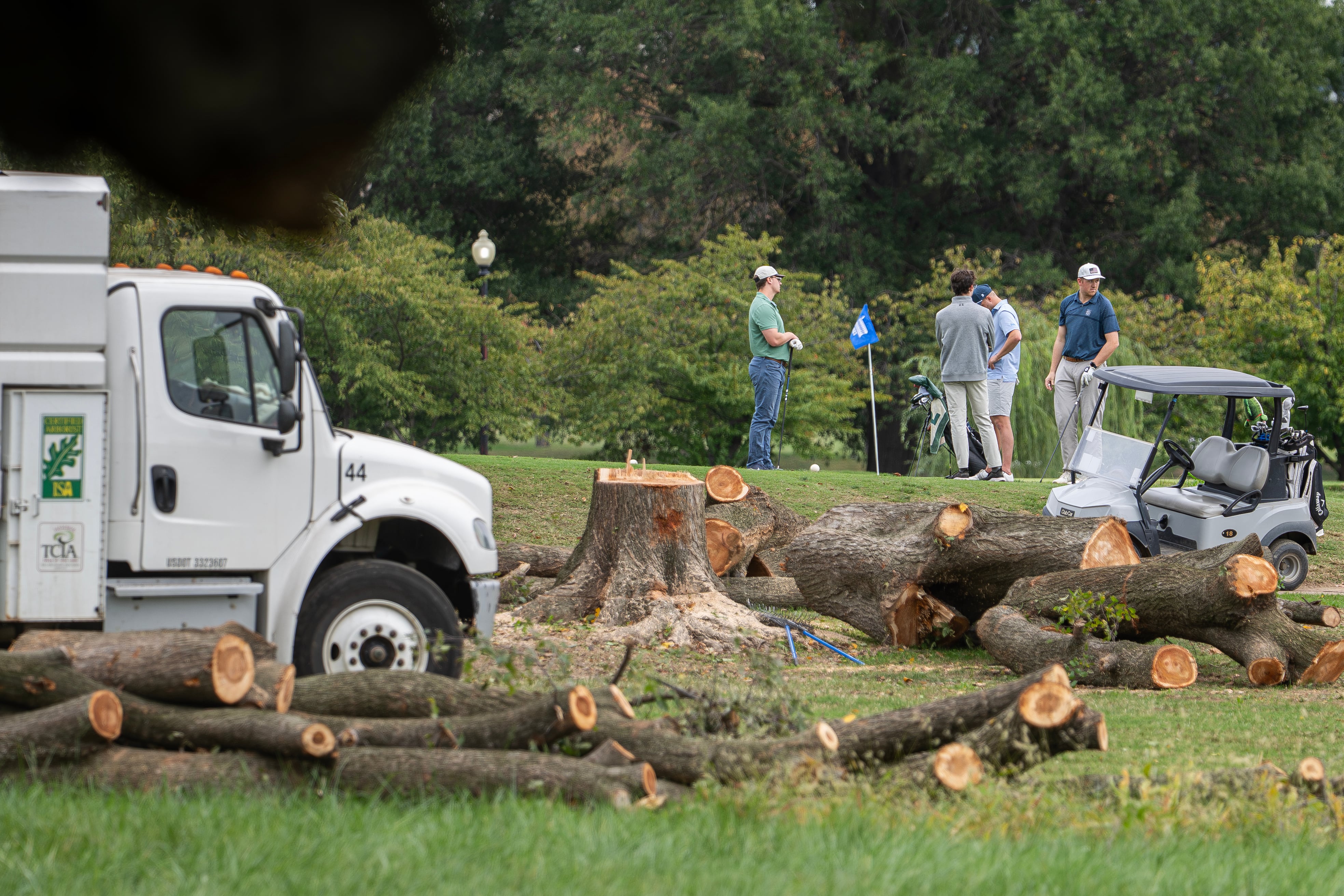 Federal judge orders Trump administration to halt work for a day on historic DC golf course