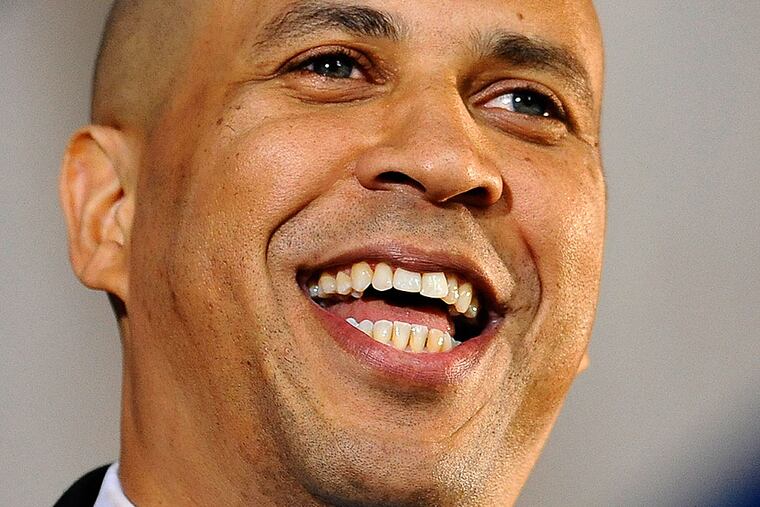 Candidate Cory Booker has been out of the spotlight of late.