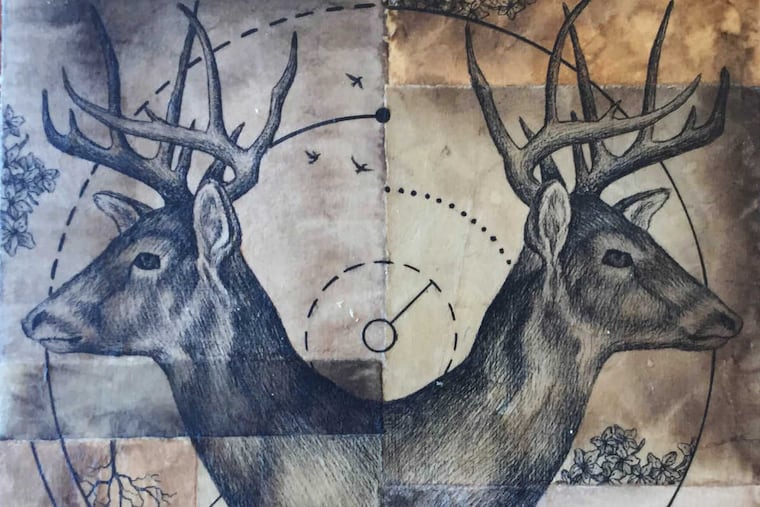 An entry into Main Line Art Center's Flipside Community Exhibition and Fundraiser. To Nara © by Jodi Cachia 2016