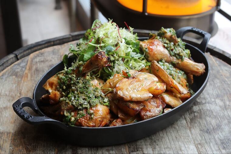 The Lancaster chicken at Bank and Bourbon. Phila. ( DAVID SWANSON / Staff Photographer )