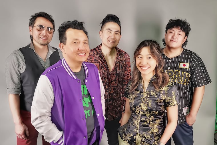 Joseph Kim of Beau Frères, John Faye, Judah Kim, Alyssa Garcia, and Dave Kim of Moonroof will perform as part of an "Asian American Pie" showcase of Philly-area acts at the World Cafe Live that organizers Faye and Judah Kim timed to Asian American and Pacific Islander Heritage Month.