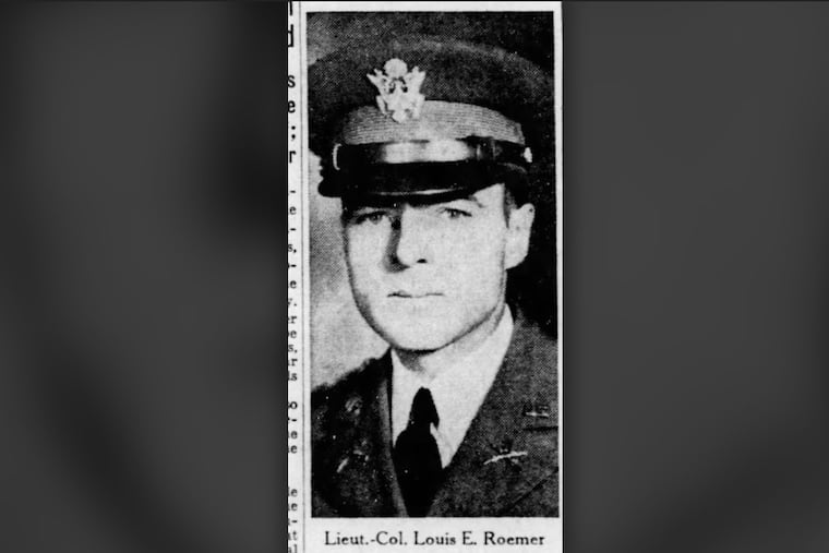 Lt. Col. Louis E. Roemer, 43, of Wilmington, Del., died while being held as a prisoner by Japanese forces during World War II.