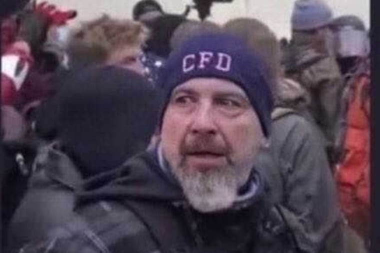 Robert Sanford, a retired Chester firefighter, pleaded guilty Friday to assaulting officers with a fire extinguisher during the Jan. 6, 2021, U.S. Capitol riot.