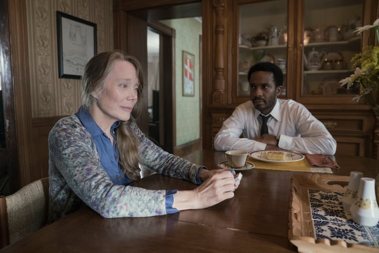 Sissy Spacek and Andre Holland in a scene from the premiere of Hulu's "Castle Rock," a new series set in the world of Stephen King's stories
