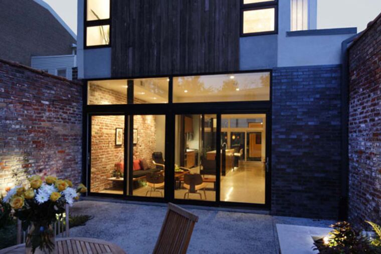 View from the back of RIchard and Kimberly Miller's "Lantern House" in Fishtown.