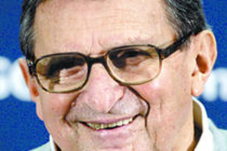 Joe Paterno has led the Nittany Lions since '66.