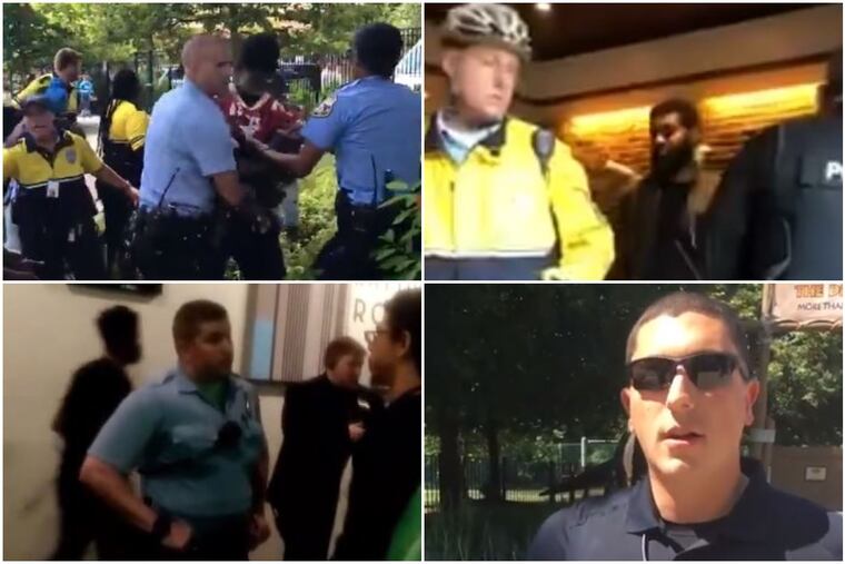 Videos on social media have sparked outcry about how people of color are treated in America. The four examples above all happened in Pennsylvania this year.